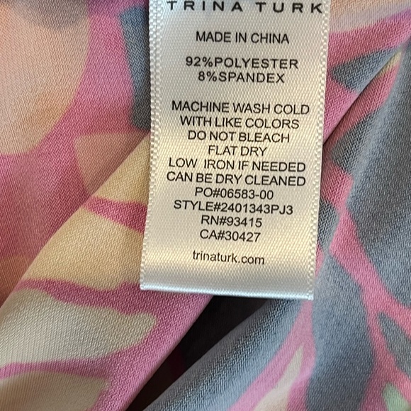 Trina Turk Floral Halter Dress Size S NWT - Picture 9 of 10